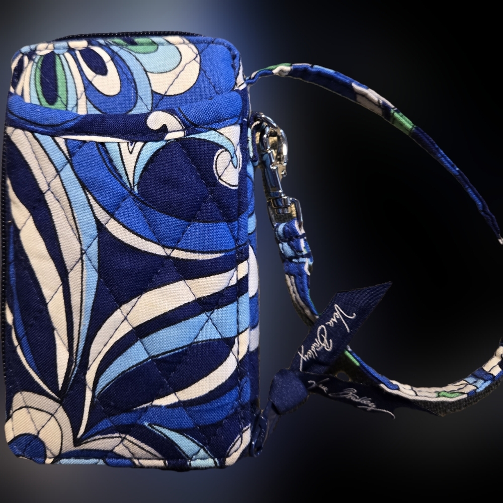 Vera Bradley Carry it All Wristlet Blue Mediterranean